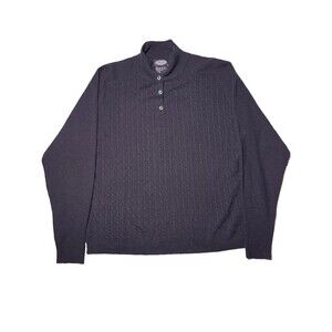Vintage Meister Black Studded Wool Sweater Womens Large pristine condition